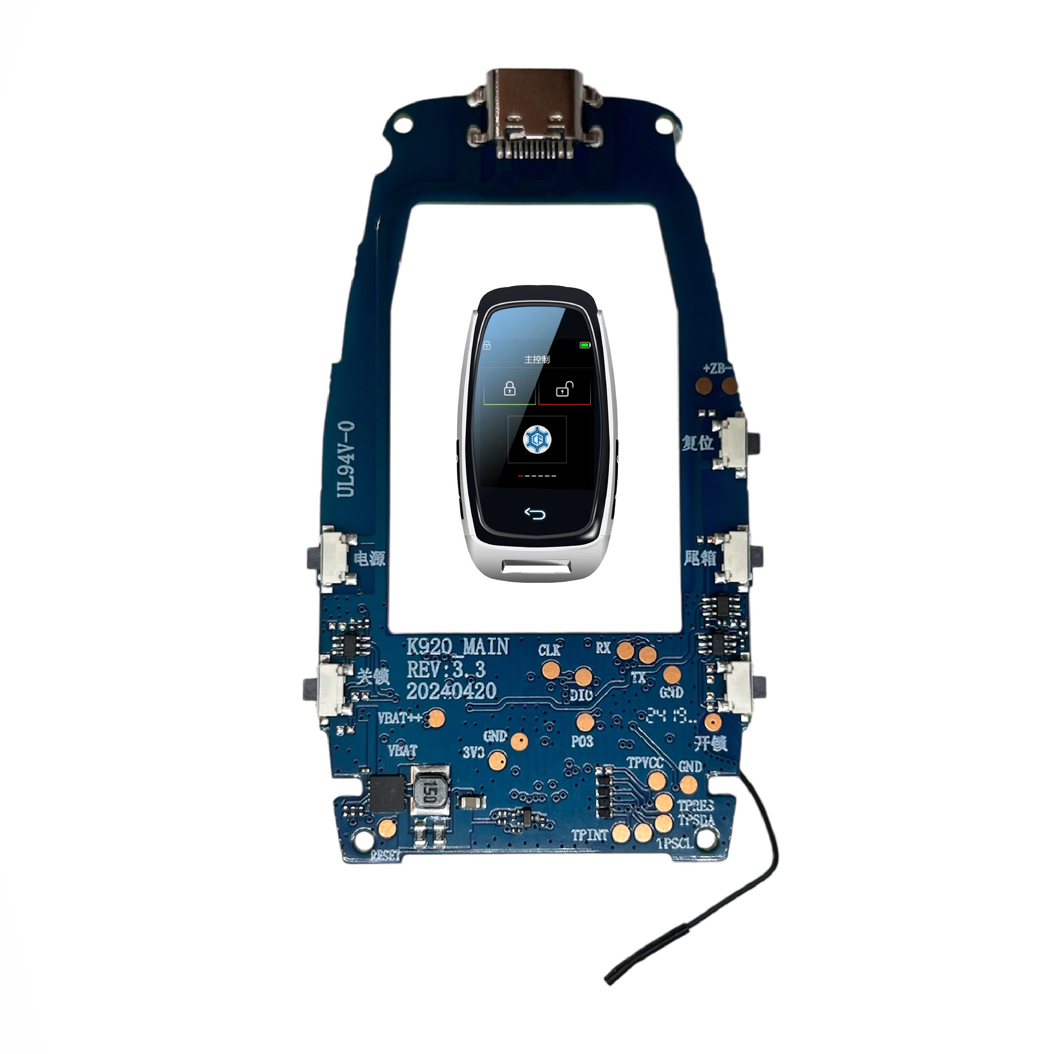 1470 | LCD EN920 Audi Tipi Ekranlı Smart Kumanda için Anakart