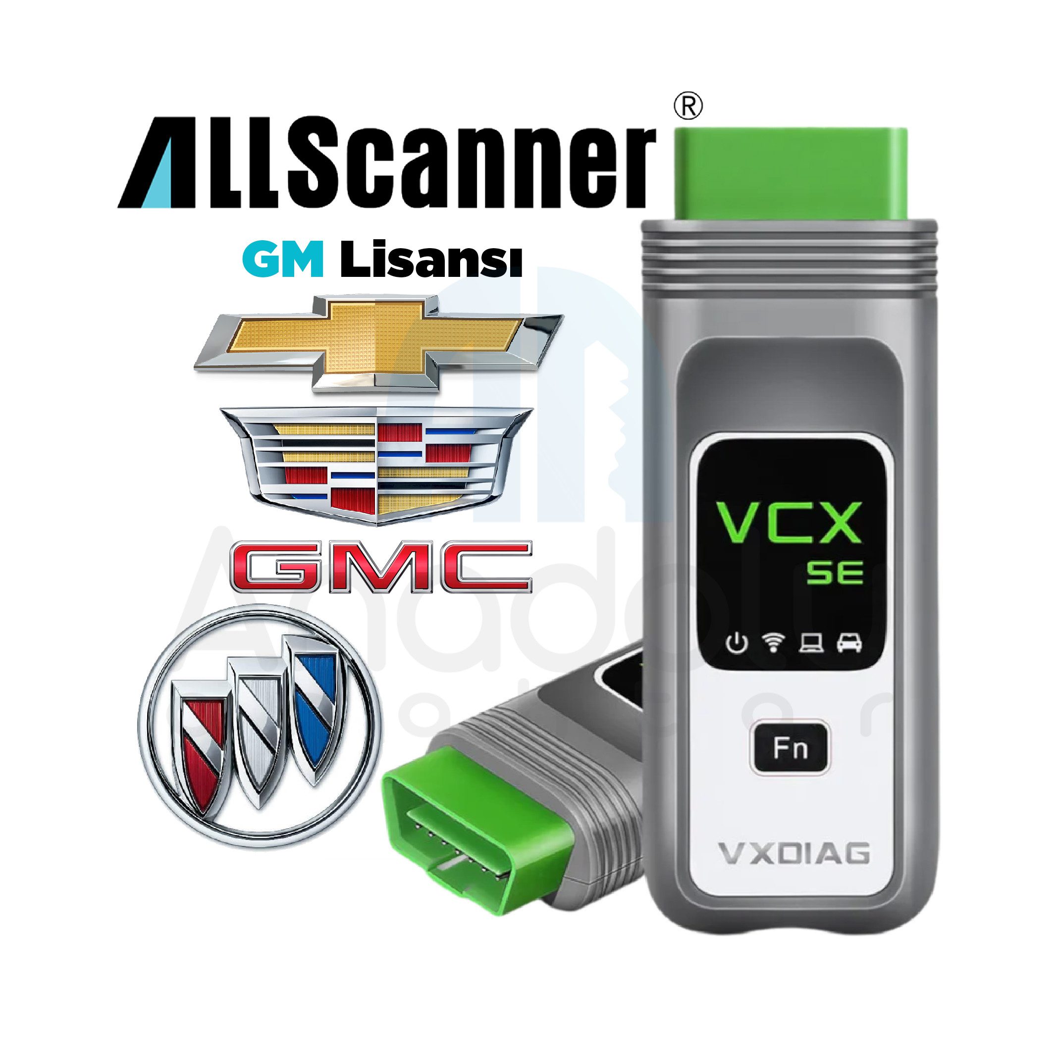 8311 | All Scanner GM Lisansları için VCX SE Diagnostik Tool