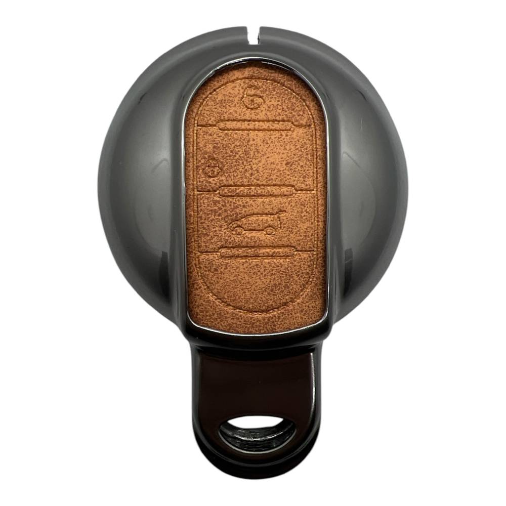 3613Vip KR | Mini Cooper Metal Kılıfı 3 Buton Kahverengi