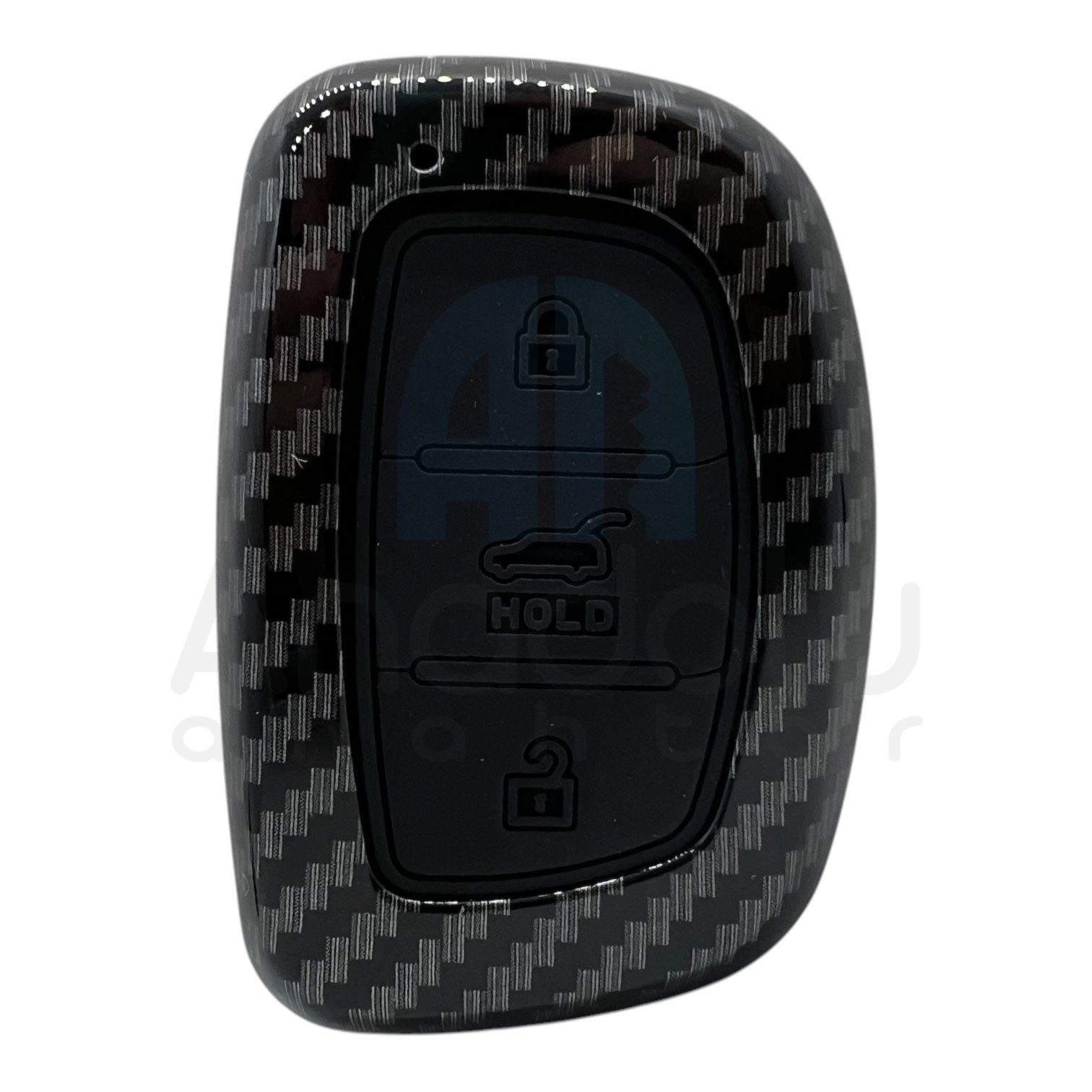 2118KARBON | Hyundai Smart 3 Bagaj Orta Buton Karbon Fiber Kılıfı