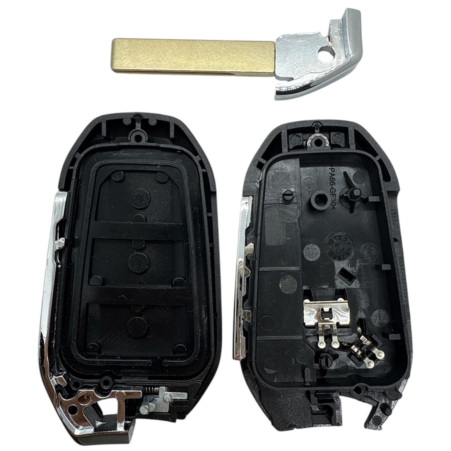 3487 | Peugeot Farlı Smart Kumanda Kabı 3 Buton ( Eski Kasa )