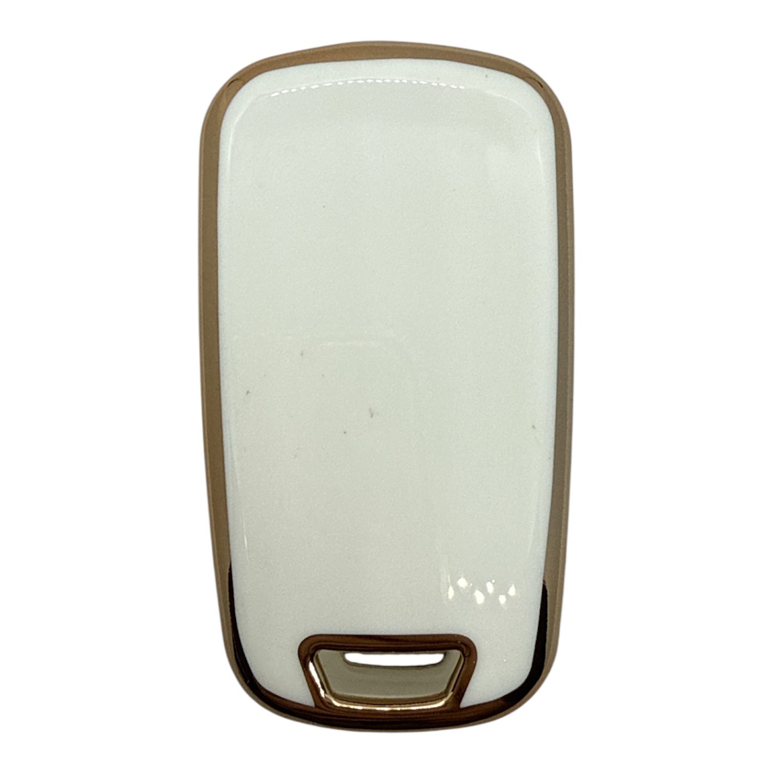 3214-W | Opel Sustalı Nano Silikon Kılıfı 2 Buton Beyaz