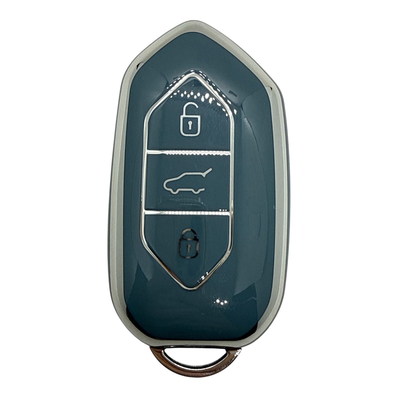 5010-GS | Togg Smart Kumanda Nano Silikon Kılıfı Gri-Gümüş