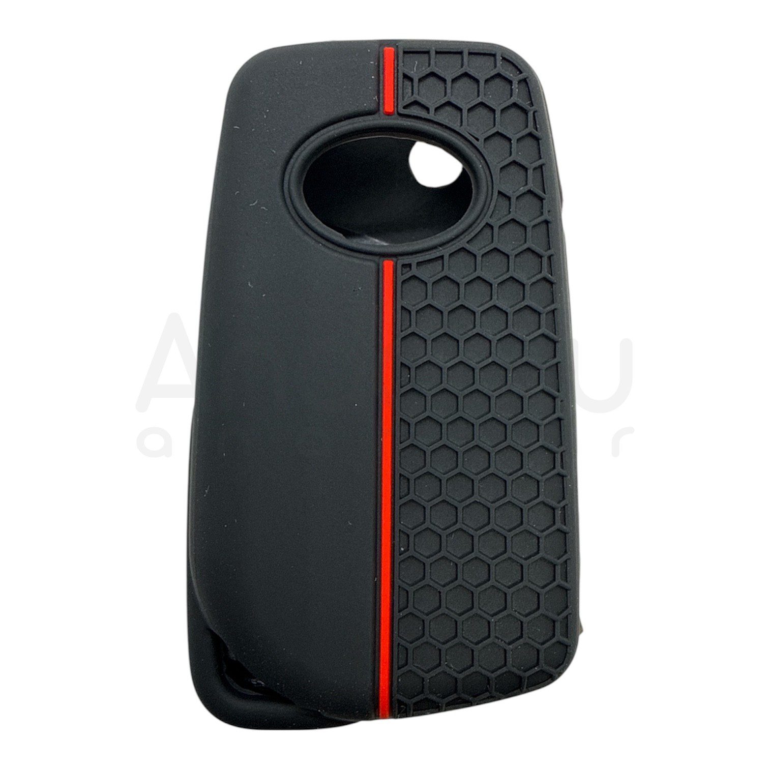 1011-PK | Toyota Petek Desenli Kılıf 3 Buton Kırmızı