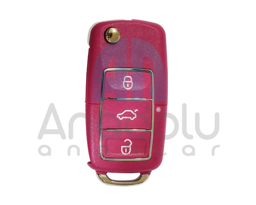 9090 | Akıllı Kumanda VW Tipi Ayarlı Sustalı Pembe