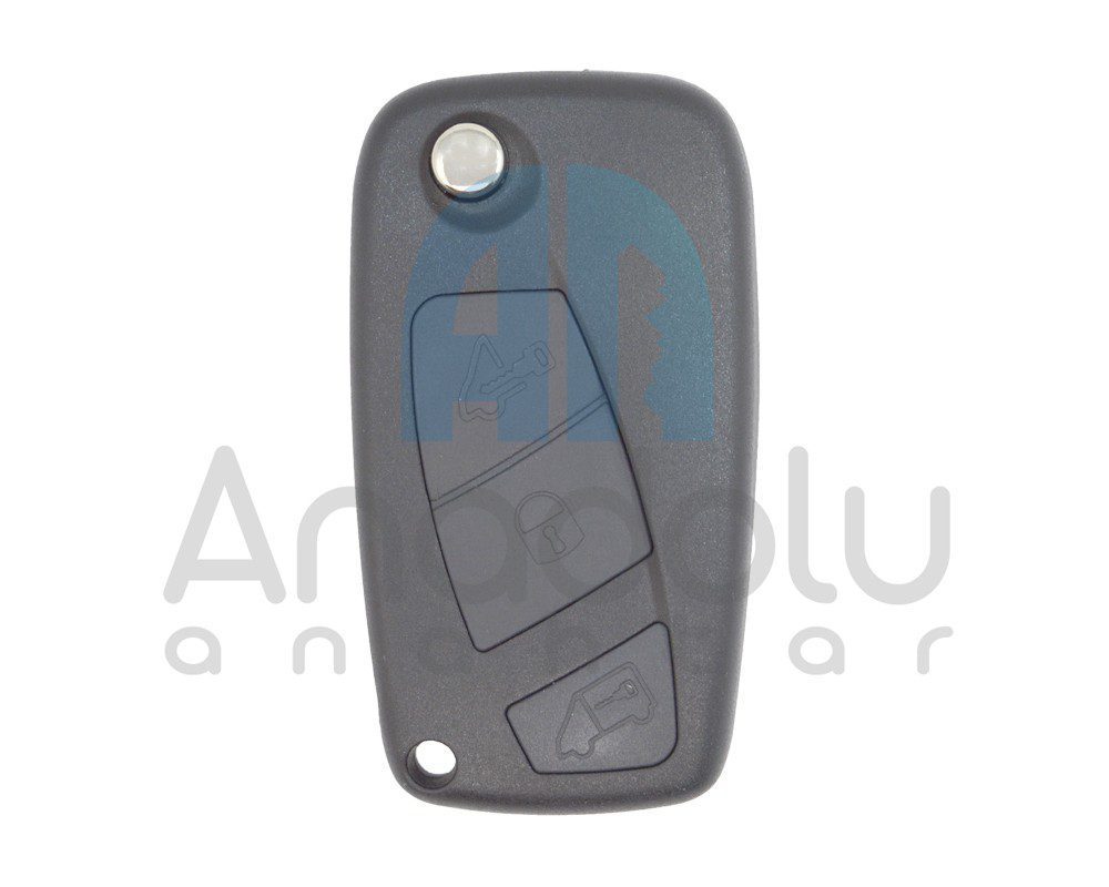 3865 | Fiat Fiorino Sustali Kumanda 3 Buttons 433MHz PCF7946 muadil