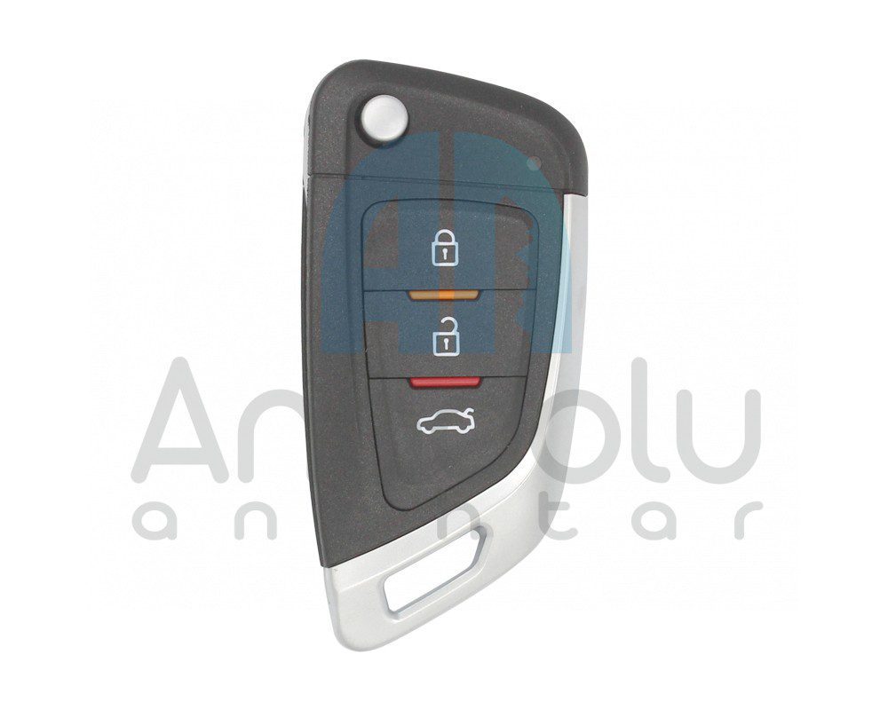 9197 | Xhorse VVDI XKKF02EN Kablolu Sustalı Kumanda BMW Tipi 3 Buton