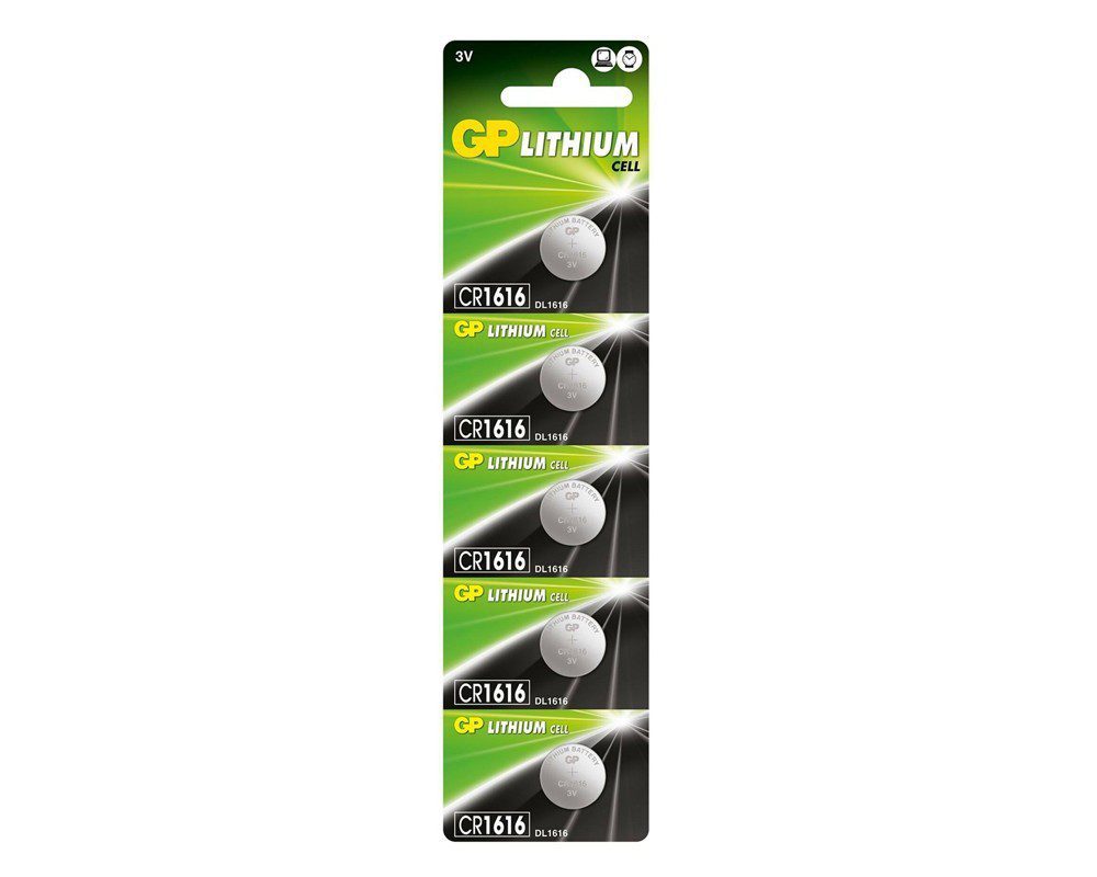 1616 | GP Pil Gp 1616 3v Lityum 5'li Paket