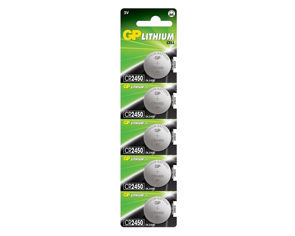 2450 | GP Pil CR 2450 3v Lityum 5’li Paket