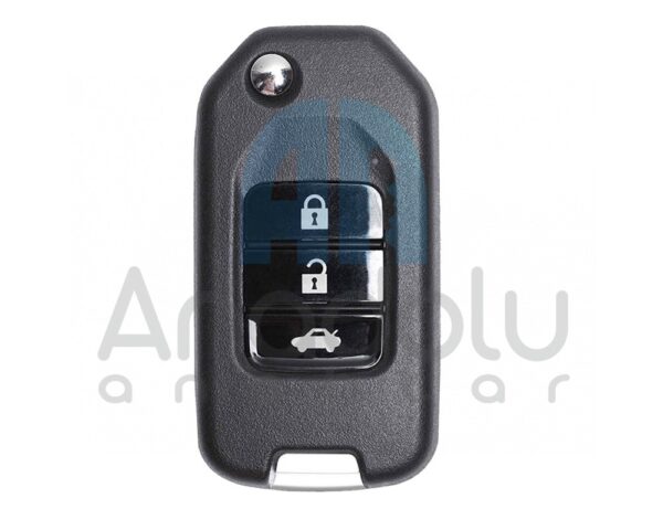 8901 | Xhorse VVDI XKHO00EN Sustalı Kumanda 3 Buton Honda Tipi