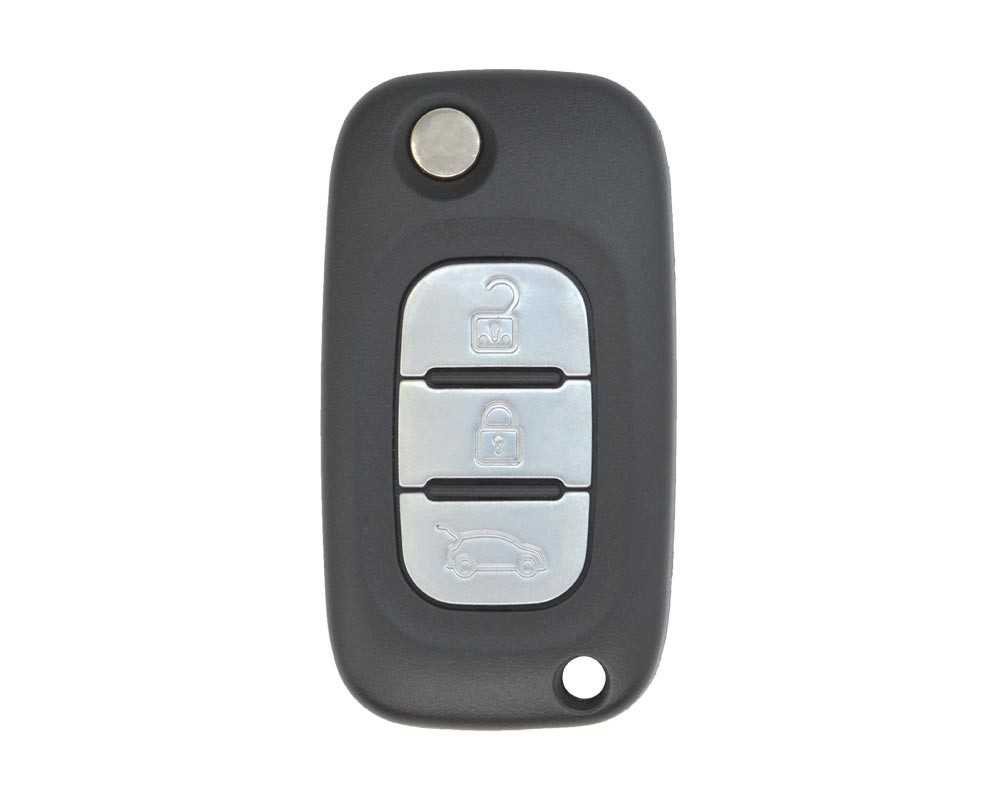 3547 | Renault Fluence üretim bord için Sustalı Kumanda Kabı 3 Buton Mat