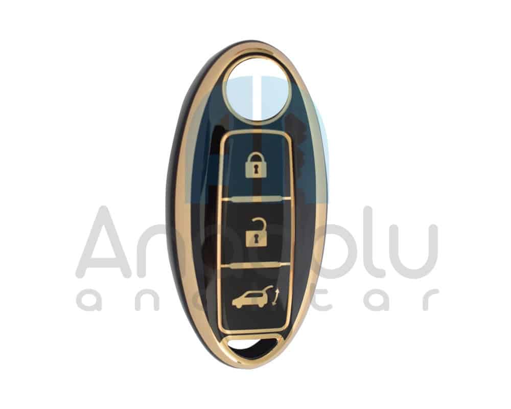 1209-B | Nissan Smart Silikon Kılıf 3 Buton