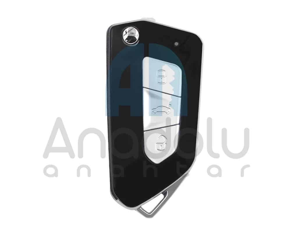 6326 | Keydiy KD VW Tipi Sustalı Kumanda 3 Buton B34