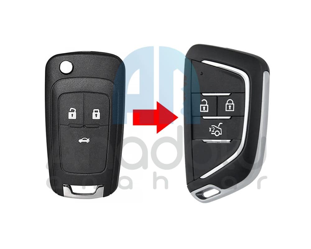 3948 | Chevrolet Sustali Kumanda Kabı 3 Buton