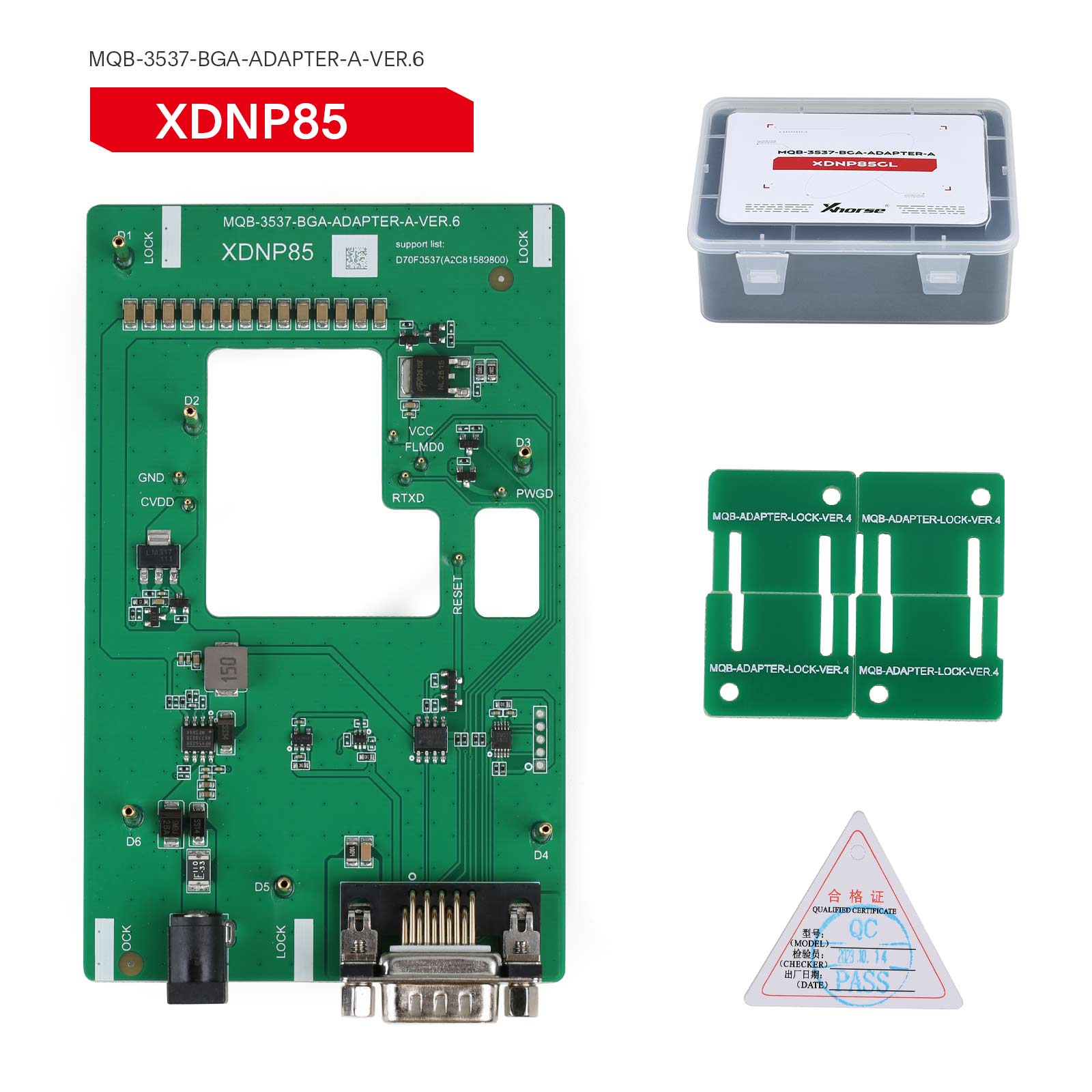 5830 | Xhorse XDNPM3GL MQB48 Solder Free Adapters Full Package 13 Pieces for VVDI Prog, Multi Prog and VVDI Key Tool Plus
