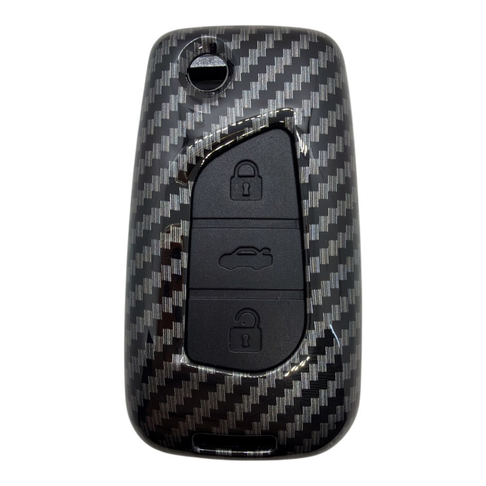 1011KARBON | Toyota Smart 3 Buton Karbon Fiber Kılıfı