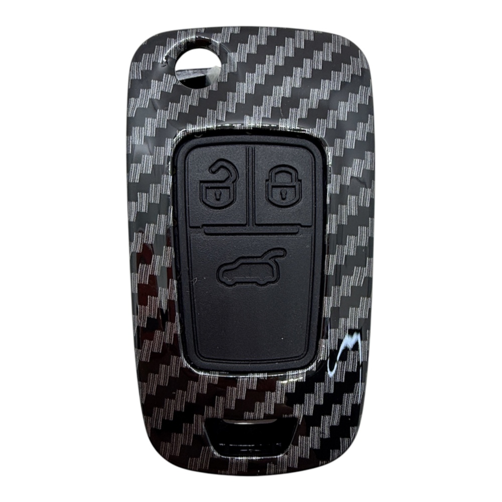 3211KARBON | Opel Sustalı 3 Buton Karbon Fiber Kılıfı