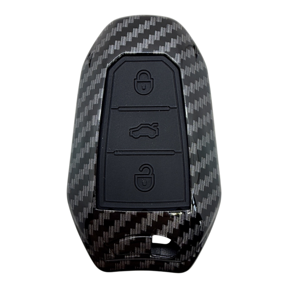  3412KARBON | Peugeot - Citroen Smart 3 Buton Karbon Fiber Kılıfı