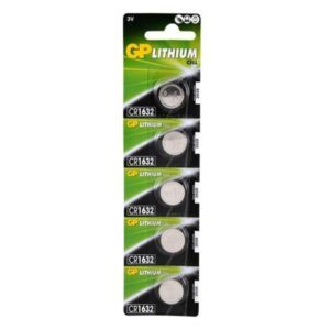1632 | GP Pil CR1632 3v Lityum 5’li Paket