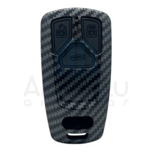 2931KARBON | Audi Smart 3 Buton Karbon Fiber Kılıfı