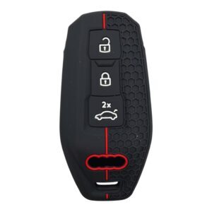 2934-PK | Audi Petek Desenli Kılıf 3 Buton Kırmızı
