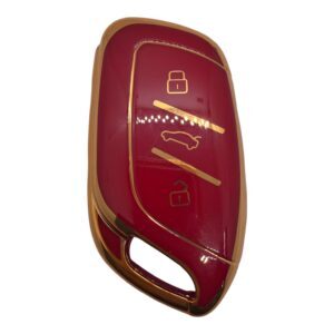 4611-K | MG Nano Silikon Kılıfı 3 Buton Kırmızı