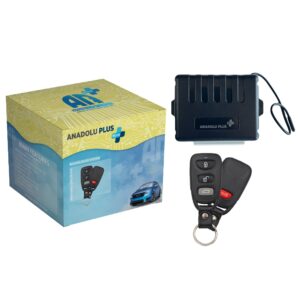 Anadolu Plus Açma Kapama Keyless Entry Sistemi KIA - Hyundai Tipi Motobon Açma Kapama Cam indirme/kaldırma Bagaj açma Kapıları kumandadan açma/kapatma Korna ve dörtlü flaşörle araç bulma
