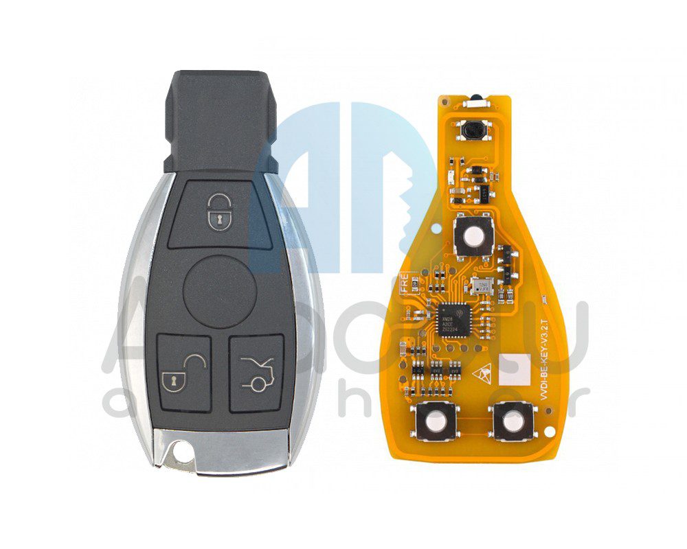 8816 | Xhorse Mercedes Benz Krom Yeni Kumanda 433-315 MHz 3 Buton 1 Xhorse Mercedes Benz Krom Yeni Kumanda - 433-315MHz, 3 Buton, Sarı Board, Tokensiz Üstün Kalite ve Yenilikçi Tasarım Xhorse tarafından üretilen Mercedes Benz krom yeni kumanda, yüksek performans ve dayanıklılığı bir araya getiren modern bir üründür. 433-315MHz frekans aralığında çalışan bu kumanda, 3 butonlu yapısı ve sarı board tasarımı ile dikkat çeker. Tokensiz özelliği ile kullanıcılarına ekstra kullanım kolaylığı sunar. Ürün Özellikleri Frekans Aralığı: 433-315MHz Buton Sayısı: 3 Buton Sarı Board: Yüksek kaliteli sarı board ile dayanıklılık ve uzun ömürlü performans sağlar. Tokensiz: Tokensiz kullanım ile daha fazla kolaylık ve esneklik. Krom Tasarım: Şık ve modern krom tasarım, aracınıza estetik bir görünüm kazandırır. Uyumlu Modeller Xhorse Mercedes Benz krom yeni kumanda, aşağıdaki Mercedes Benz modelleri ile uyumludur: Mercedes Benz W204 Mercedes Benz W207 Mercedes Benz W212 Mercedes Benz W164 Mercedes Benz W166 Mercedes Benz W221 Ürün Avantajları Çok Yönlü Kullanım: 433-315MHz frekans aralığında çalışarak, geniş bir kapsama alanı ve güçlü sinyal iletimi sağlar. Estetik ve Pratik: Krom tasarımı ile aracınızın iç mekanına uyum sağlar ve şık bir görünüm kazandırır. Dayanıklı Sarı Board: Yüksek kaliteli malzemelerden üretilmiş sarı board, uzun ömürlü kullanım sunar. Tokensiz Kullanım: Tokensiz özelliği sayesinde kullanım kolaylığı ve esneklik sağlar. Kolay Kurulum: Kullanımı son derece basit olup, hızlı bir şekilde araca entegre edilebilir. Neden Xhorse Mercedes Benz Krom Yeni Kumanda? Güvenilir Performans: Orijinal kalitesinde üretilmiş bu kumanda, aracınızın tüm fonksiyonlarını güvenilir bir şekilde kontrol eder. Estetik Tasarım: Şık ve modern krom tasarımı ile aracınızın iç mekanına ekstra bir şıklık katar. Kolay Kullanım: 3 butonlu yapısı ve tokensiz özelliği ile aracınızın kilitleme, açma ve diğer fonksiyonlarını hızlı ve kolay bir şekilde kontrol edebilirsiniz. Dayanıklılık: Yüksek kaliteli sarı board ve krom kaplama sayesinde uzun süreli ve sorunsuz kullanım imkanı sunar. İletişim Xhorse Mercedes Benz krom yeni kumanda hakkında daha fazla bilgi almak ve sipariş vermek için bizimle iletişime geçin. Uzman ekibimiz size en kısa sürede yardımcı olacaktır.