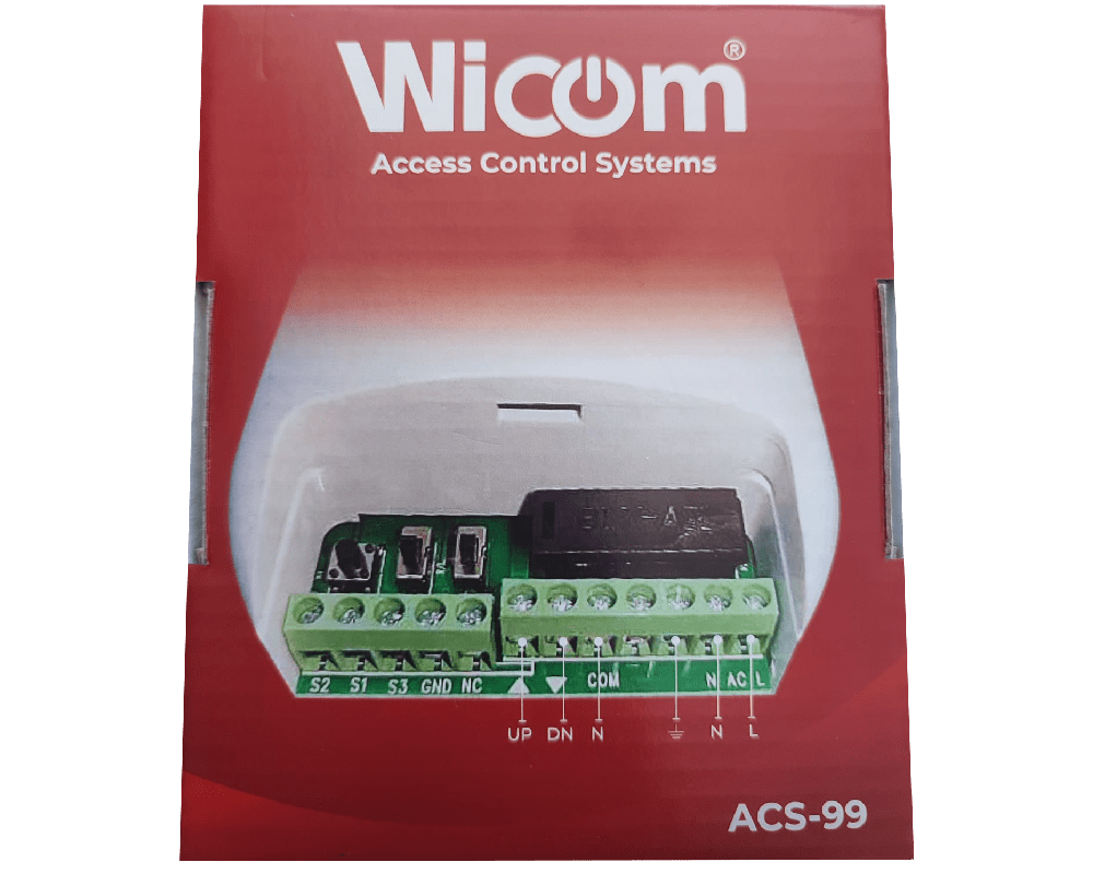 9006 | Wicom trafolu Otomatik Kepenk Alıcısı +2 Adet Kumanda PW2 4 AA9006