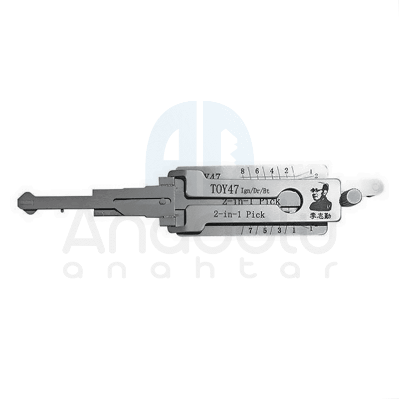 7722 | Lishi TOY47 3 in 1 TOYOTA kilit açma Maymuncuk 1 Lishi TOY47 3 in 1 TOYOTA kilit açma Maymuncuk