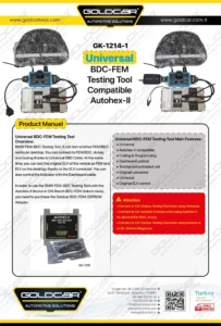 9444 | Profesyonel Üniversal + Autohex II BMW BDC-FEM Masa Üstü Test Cihazı 12 descriptions 1214 1 1 scaled 1