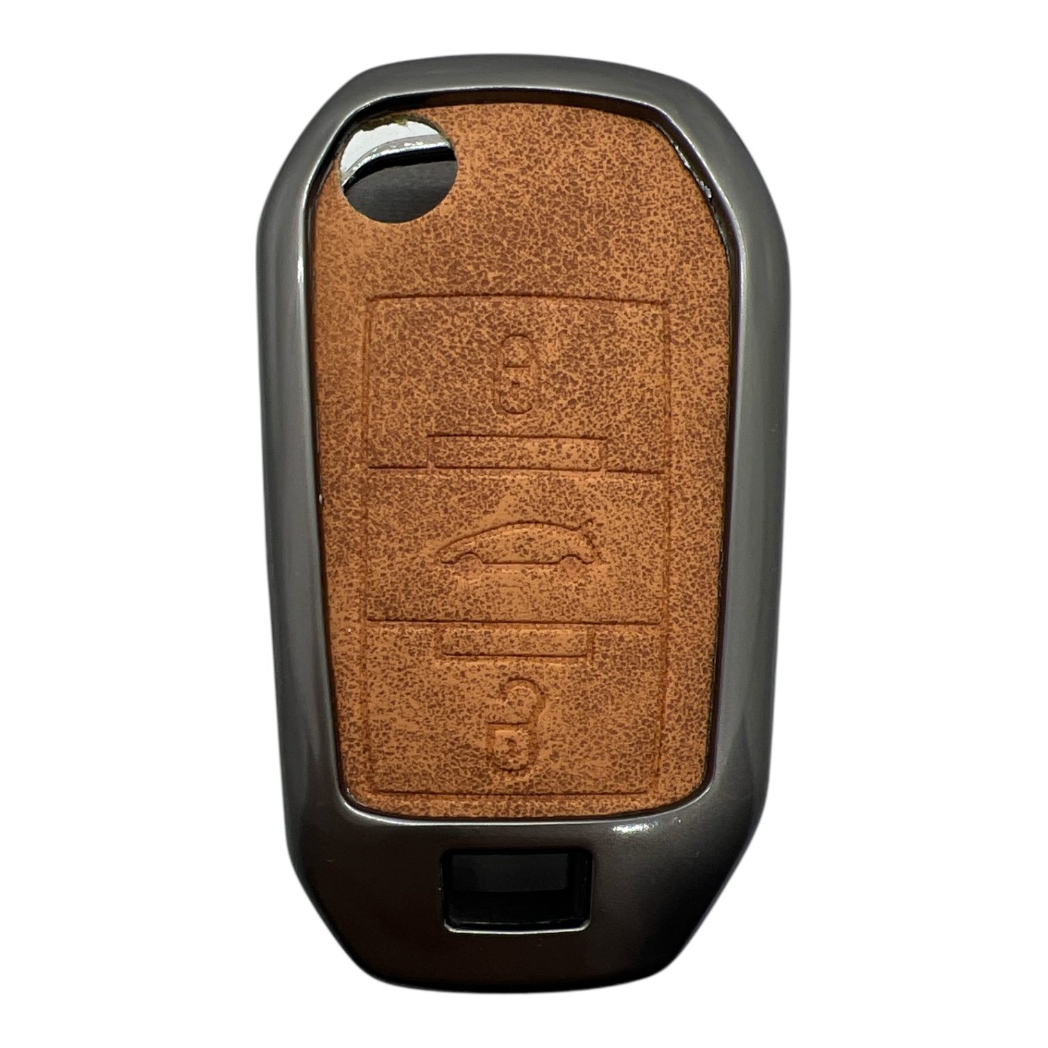 3410Vip KR | Peugeot Citroen Sustalı Metal Kılıfı 3 Buton Kahverengi 1 3410Vip KR | Peugeot Citroen Sustalı Metal Kılıfı 3 Buton Kahverengi