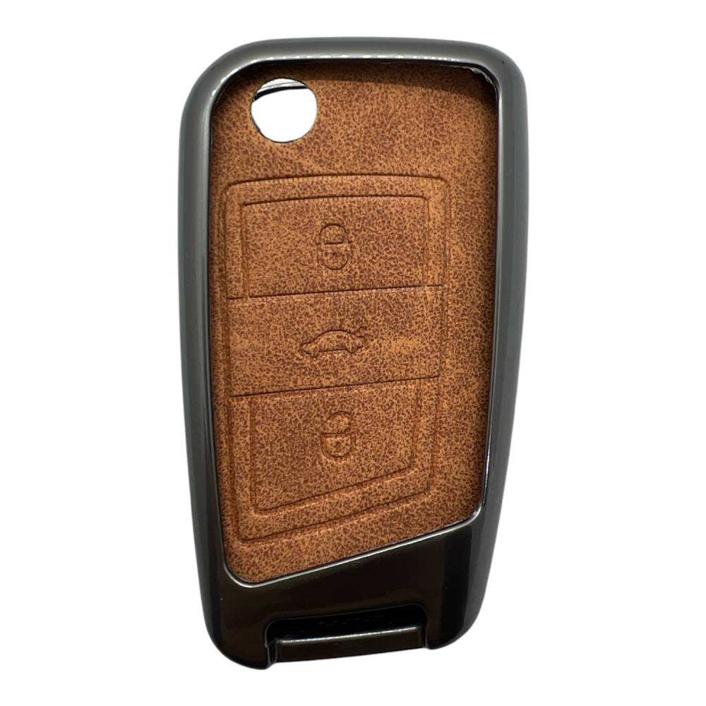 2810Vip KR | Volkswagen MQB Metal Kılıfı 3 Buton Kahverengi 1 2810Vip KR | Volkswagen MQB Metal Kılıfı 3 Buton Kahverengi