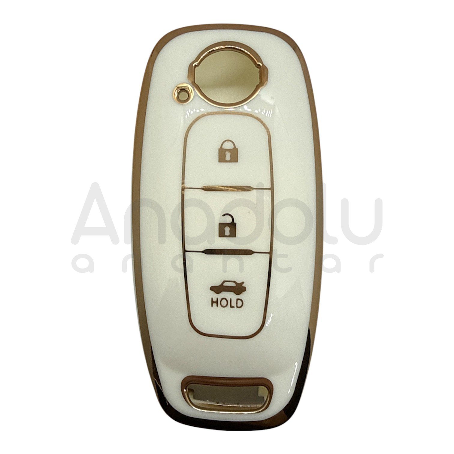 1212-W | Nissan Smart Nano Silikon Kılıfı 3 Buton Beyaz 1 1212-W | Nissan Smart Nano Silikon Kılıfı 3 Buton Beyaz