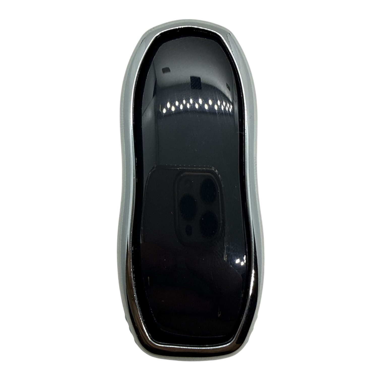 2913-BS | Porsche Smart Nano Silikon Kılıfı 3 Buton Siyah-Gümüş 2 2913-BS | Porsche Smart Nano Silikon Kılıfı 3 Buton Siyah-Gümüş - Görsel 2