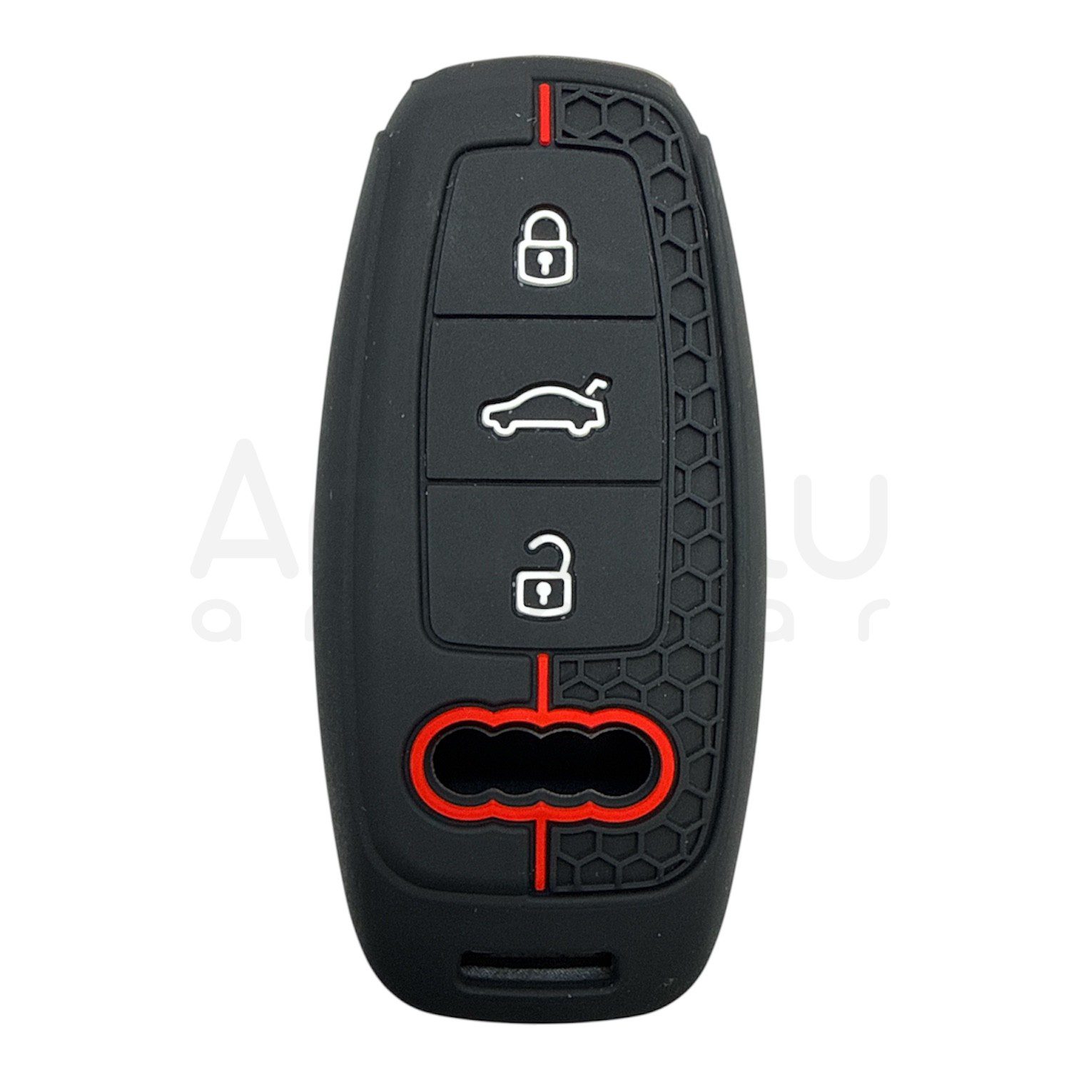 2932-PK | Audi Smart Petek Desenli Kılıf 3 Buton Kırmızı 1 2932-PK | Audi Smart Petek Desenli Kılıf 3 Buton Kırmızı