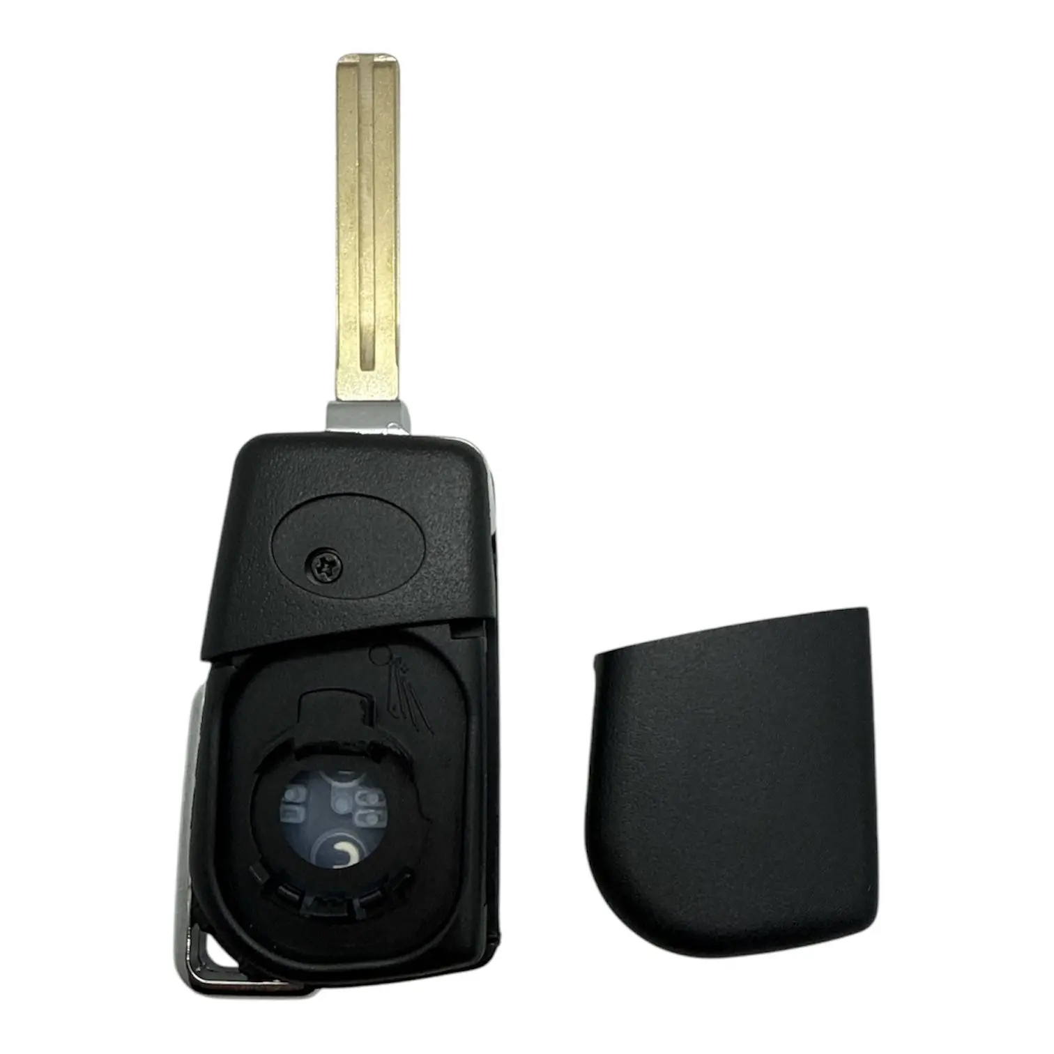 1008 | Toyota Corolla Sustalı Kumanda Kabı 3 Buton 2016 Pil Yataklı - Görsel 2