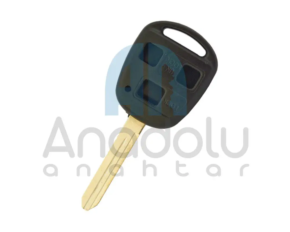 1038 | Toyota Kumanda Kabı 3 Buton TOY47