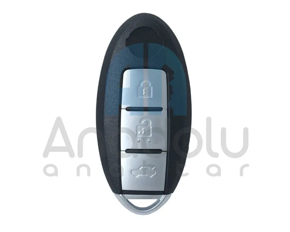 1247 | Nissan Smart Kumanda Kabı 3 Buton Yan Oluklu Sol Pil Tipi