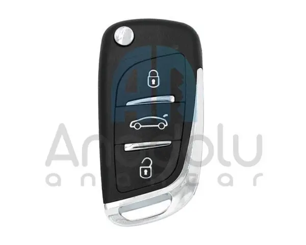 5801 | KD - Xhorse Peugeot Tipi Sustalı Kumanda Kabı DS