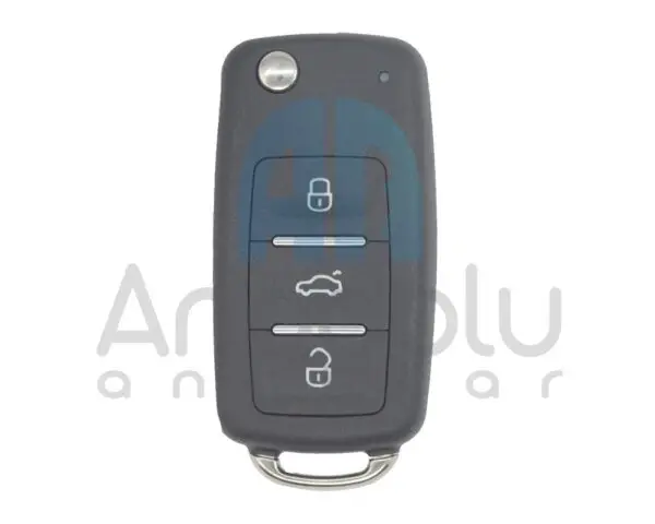 8850 | KD Sustalı Kumanda B08-3 Tipi 1 KD VW Sustalı Kumanda NB08 PCF Universal, çeşitli Volkswagen araç modelleri için uyumlu bir anahtardır. Bu tür kumandalar genellikle aracınızın mevcut anahtarıyla programlanarak kullanılabilir. İşte KD VW Sustalı Kumanda NB08 PCF Universal hakkında bazı önemli bilgiler: Uyumluluk: Bu kumanda, Volkswagen araç modelleriyle uyumludur. Uyumlu modellerin tam listesini ürünün satıcısından veya üreticisinin web sitesinden öğrenebilirsiniz. Programlama: Kumandanın aracınıza tanıtılması için programlanması gerekir. Bu işlemi yetkili bir otomobil anahtar uzmanı veya bir araç servisi gerçekleştirebilir. Programlama işlemi genellikle aracın OBD-II portu üzerinden yapılır. Özellikler: KD VW Sustalı Kumanda, sustalı mekanizmaya sahiptir ve orijinal anahtarın tüm fonksiyonlarını yerine getirebilir. Bu özellikler arasında kapı kilitleme/açma, bagaj açma ve bazen uzaktan motor çalıştırma bulunur. Pil Değişimi: Kumandanın pilinin düzenli olarak değiştirilmesi gerekmektedir. Pil ömrü genellikle birkaç yıldır, ancak kullanım sıklığına bağlı olarak değişebilir. Yedek Anahtar: Bu tür kumandalar, kaybolan veya hasar gören orijinal anahtarların yerine kullanılabilir. Ayrıca, bir yedek anahtar olarak da kullanılabilir. Bu kumandayı satın almadan önce, aracınızın modeliyle uyumlu olup olmadığını ve programlama işlemi için gereken ekipman ve hizmetleri kontrol etmeniz önemlidir.