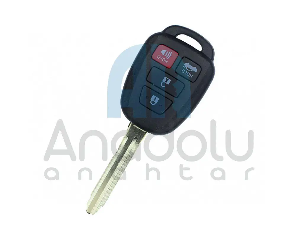 1054 | Toyota 2014 Kumanda Kabı 4 Buton