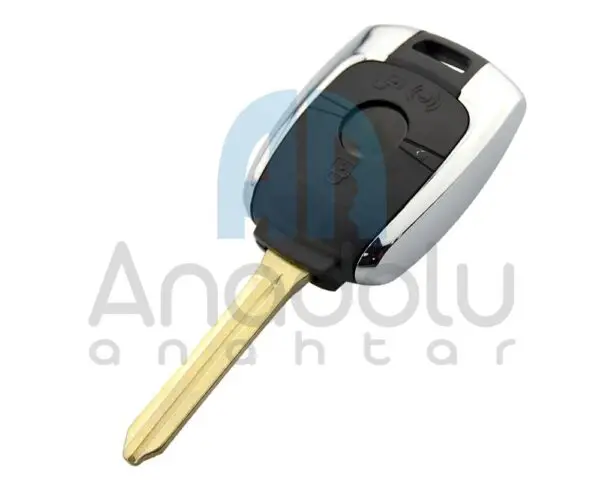 2542 | Rexton Kumanda Kabı Krom 3 Buton