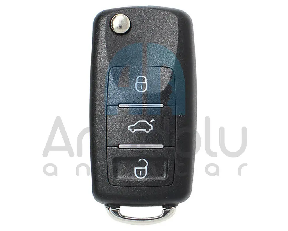 5758 | Xhorse Kablolu XKB510EN Kumanda 3 Buton VW Tipi