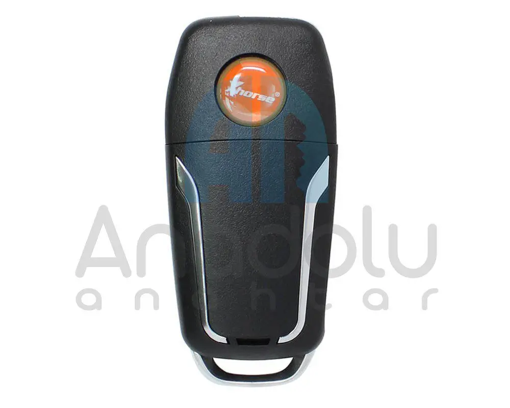 8696 | Xhorse Sustalı XEFO01EN Kumanda süper çipli 3+1 Buton ford tipi - Görsel 2
