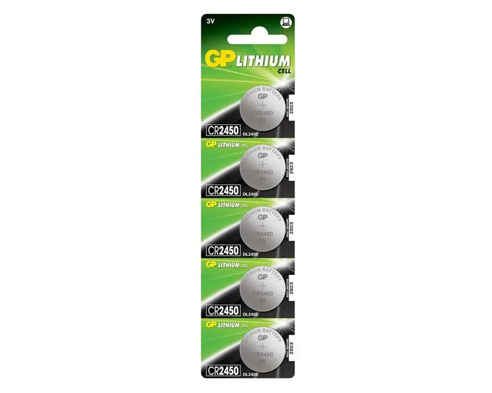 2450 | GP Pil CR 2450 3v Lityum 5’li Paket