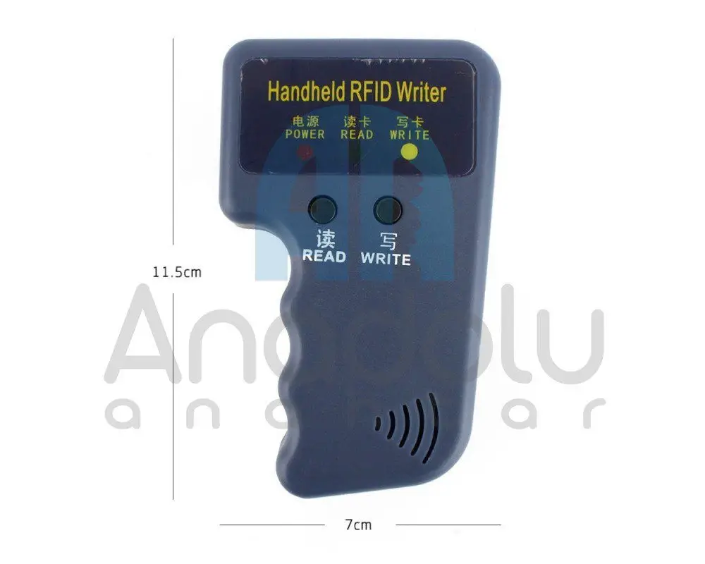 7005 | Handheld RFID Writer 125KHZ Göskergeç Kodlama Cihazi - Görsel 3