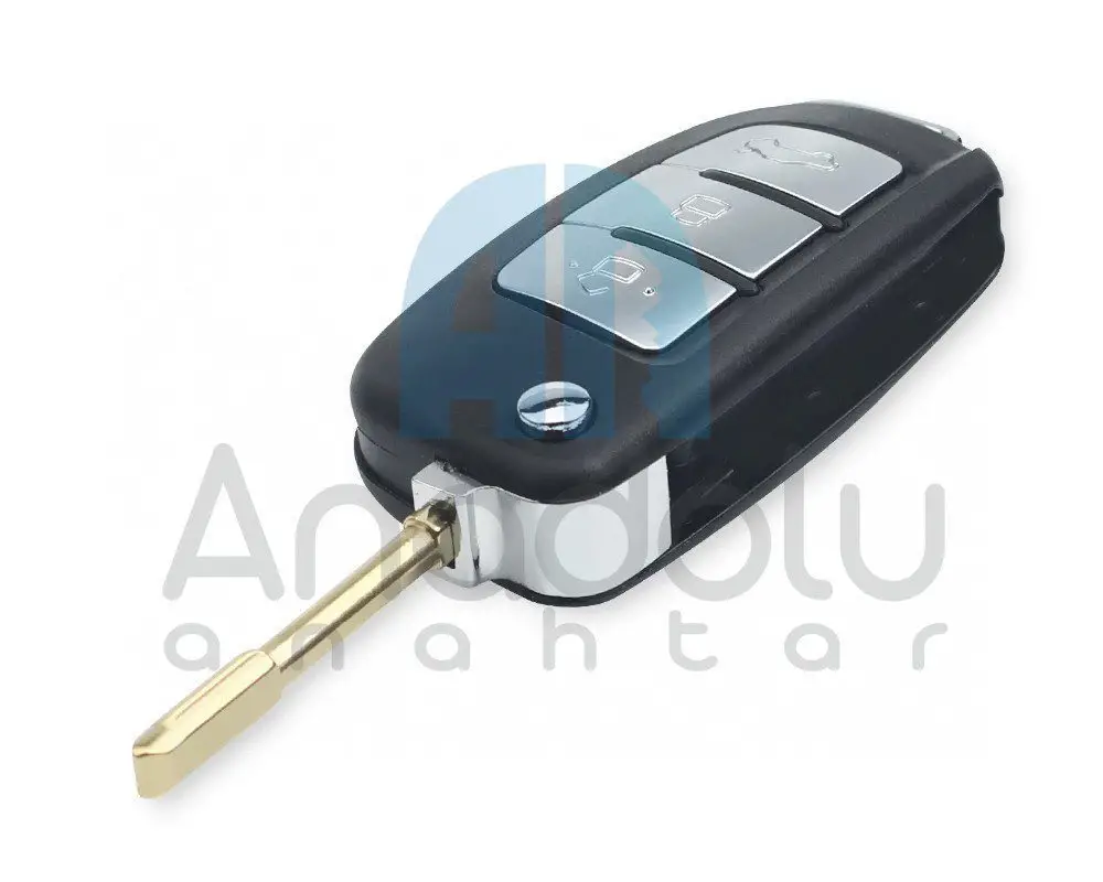 4152 | Ford Focus Sustalı Kumanda Kabi 3 Buton Balık Yeni Donuşum - Görsel 4