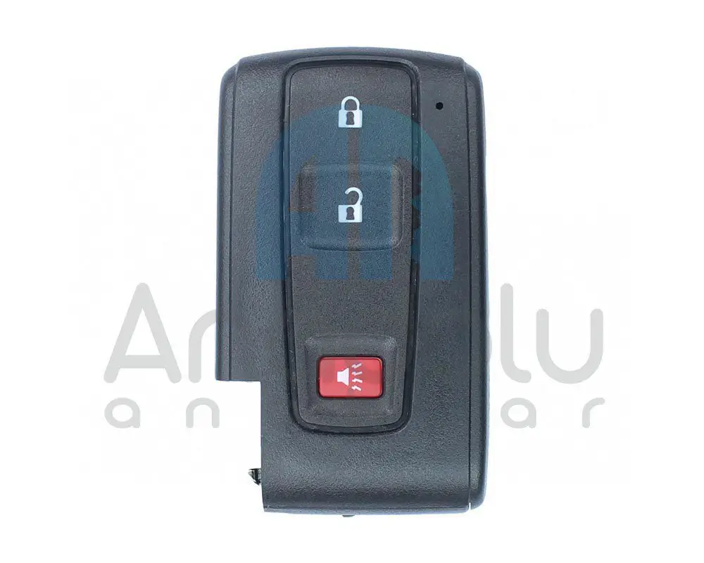 1036 | Toyota siyah Smart Kumanda Kabı 2+1 Buton