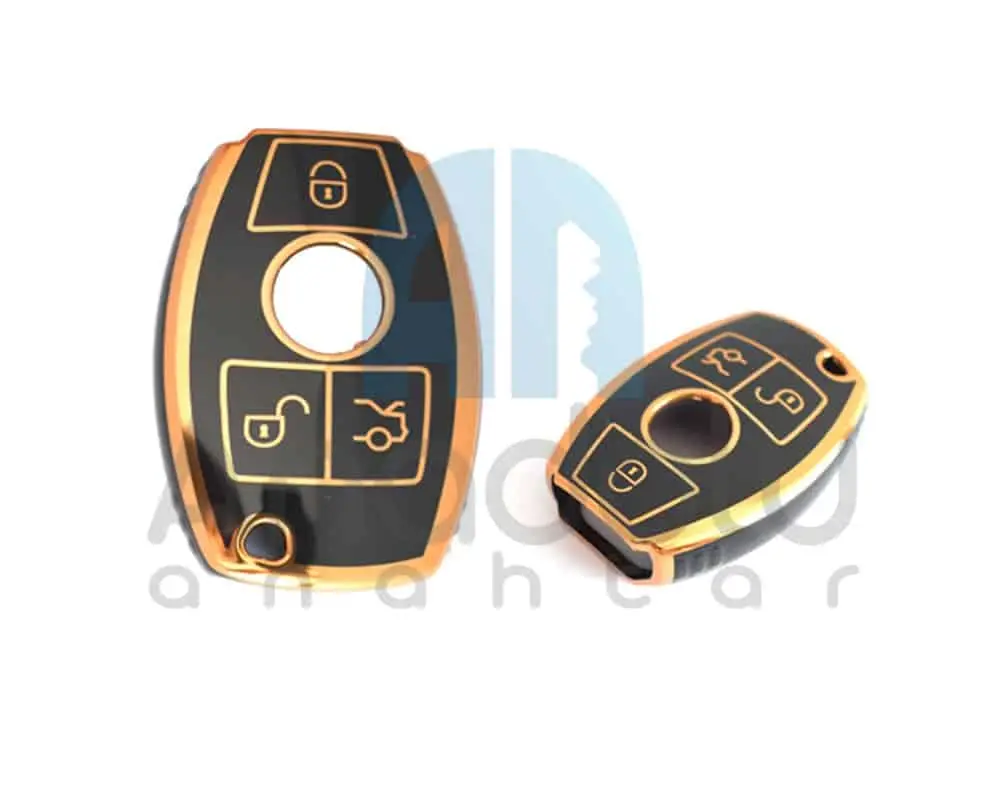 2610-B | Mercedes Nano Silikon Kılıfı 3 Buton